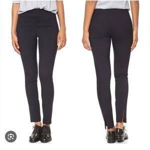 Theory black wool blend talluva pants size 2